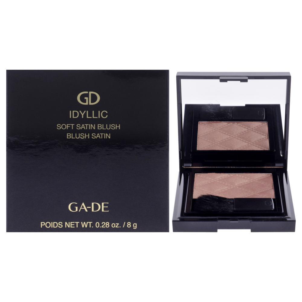 Idyllic Soft Satin Blush Powder- 25 Woodberry by GA-DE for Women- 0.28 oz Blush